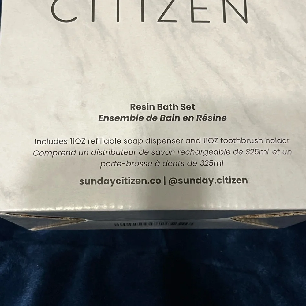 SUNDAY CITIZEN Bath Set (Faux Marble)